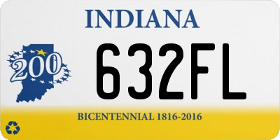 IN license plate 632FL