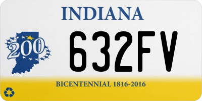 IN license plate 632FV