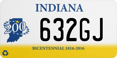 IN license plate 632GJ