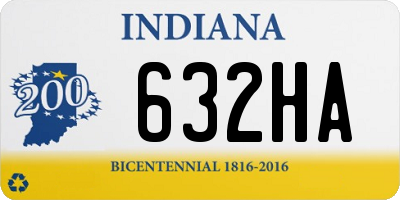 IN license plate 632HA