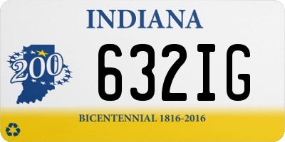 IN license plate 632IG