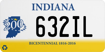 IN license plate 632IL