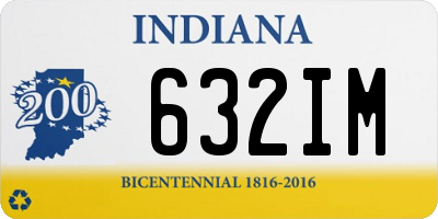 IN license plate 632IM