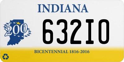 IN license plate 632IO