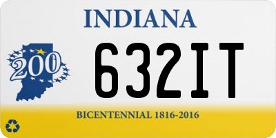 IN license plate 632IT