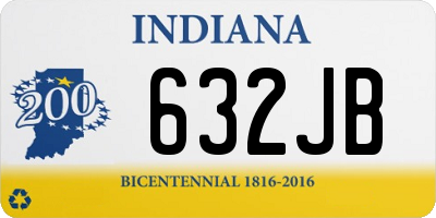 IN license plate 632JB