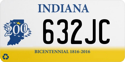 IN license plate 632JC