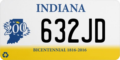 IN license plate 632JD