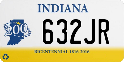 IN license plate 632JR