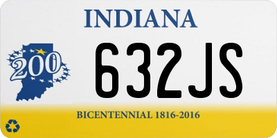 IN license plate 632JS