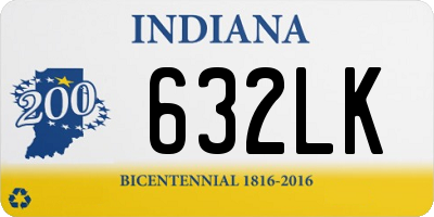 IN license plate 632LK