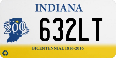 IN license plate 632LT