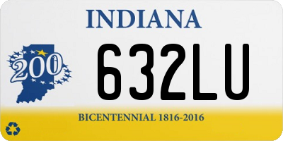 IN license plate 632LU