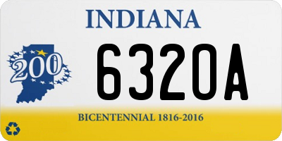 IN license plate 632OA