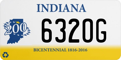 IN license plate 632OG