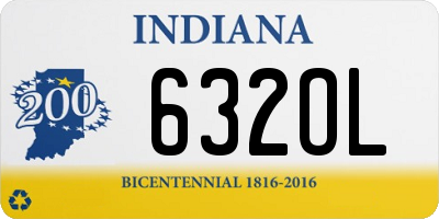 IN license plate 632OL