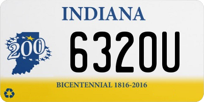 IN license plate 632OU