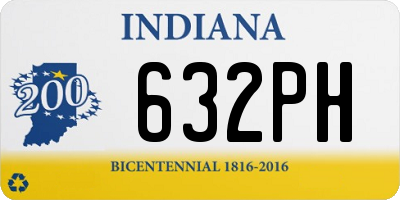 IN license plate 632PH