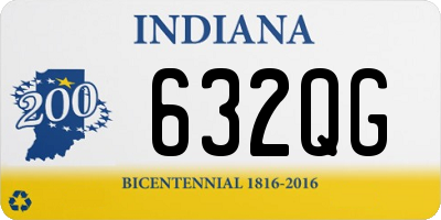 IN license plate 632QG