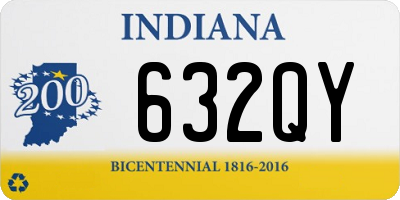 IN license plate 632QY