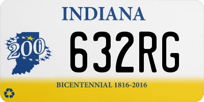 IN license plate 632RG