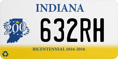 IN license plate 632RH