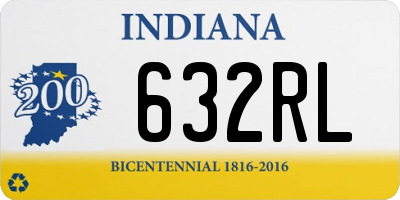 IN license plate 632RL