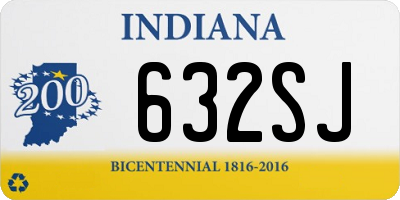 IN license plate 632SJ