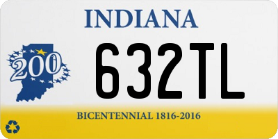 IN license plate 632TL