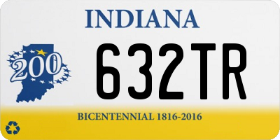 IN license plate 632TR