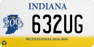 IN license plate 632UG