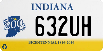 IN license plate 632UH
