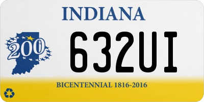 IN license plate 632UI