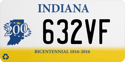 IN license plate 632VF