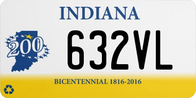 IN license plate 632VL