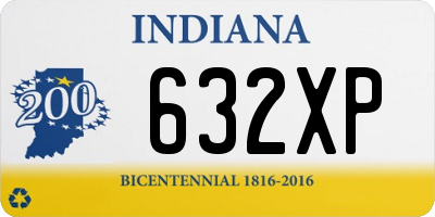 IN license plate 632XP