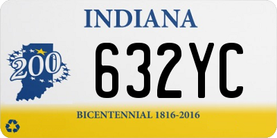 IN license plate 632YC