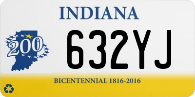 IN license plate 632YJ