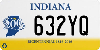 IN license plate 632YQ