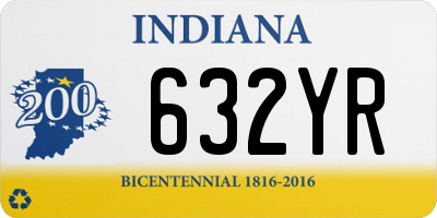IN license plate 632YR