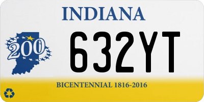 IN license plate 632YT