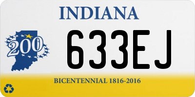 IN license plate 633EJ