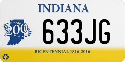 IN license plate 633JG