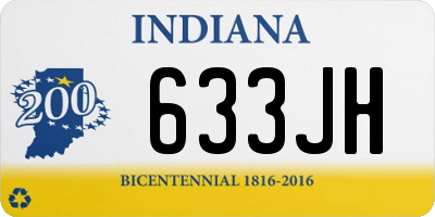 IN license plate 633JH