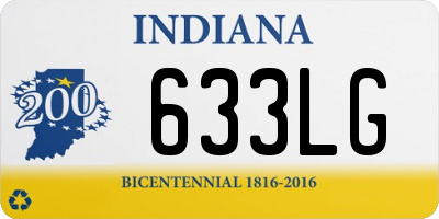IN license plate 633LG