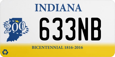 IN license plate 633NB