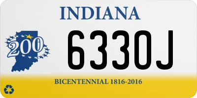 IN license plate 633OJ