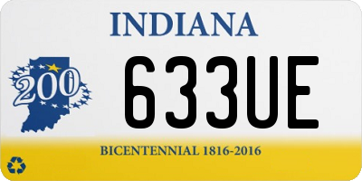 IN license plate 633UE