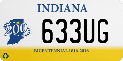 IN license plate 633UG