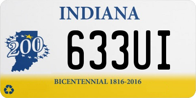 IN license plate 633UI